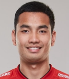 สถิติของ ชาติชาย แสงดาว